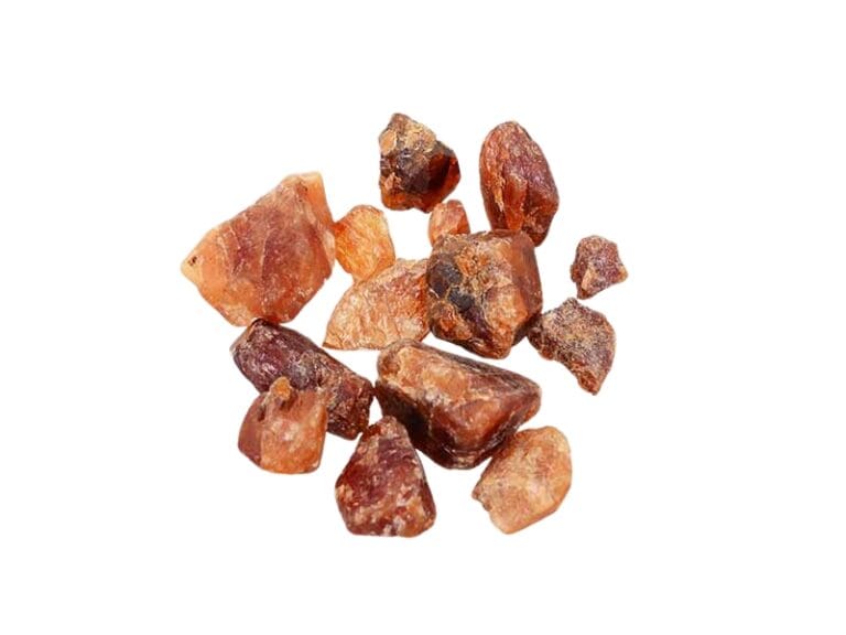Piatra din Granat Hessonite, forma freeform bruta.