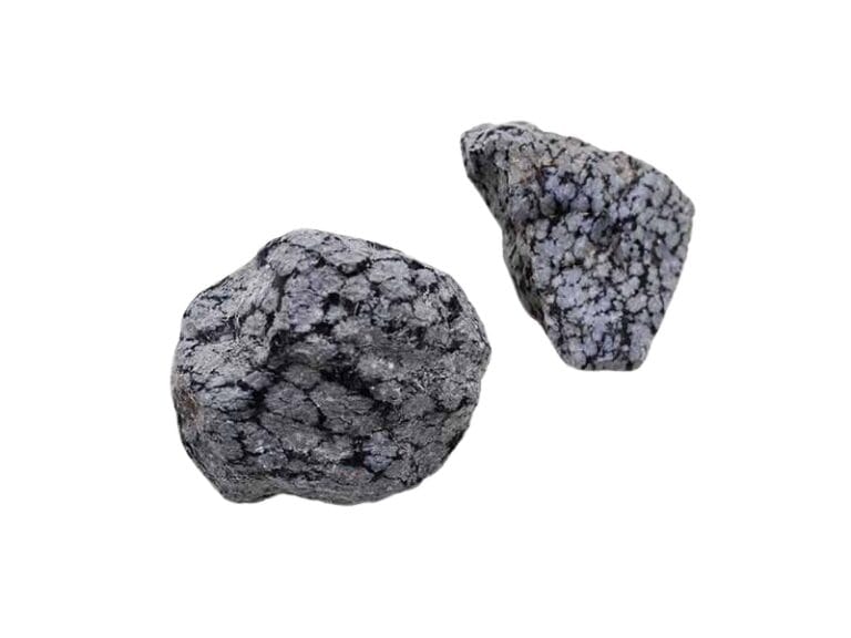 Piatra din Obsidian Fulg de Nea, forma freeform bruta.