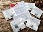 Cristal din Moldavit, forma bruta freeform de aprox. 2x1 cm, provenienta Besednice, Cehia.