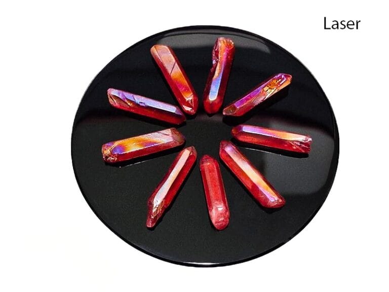 Cuart Ruby Aura Laser, cunoscut și sub numele de "Ruby Aura Quartz" sau "Ruby Spirit Quartz"