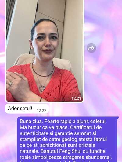 Client 7 cu produs de la Magazinul online de Pietre CristaleZen